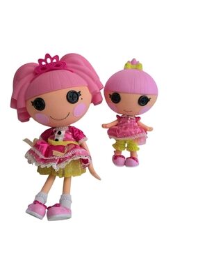 Lalaloopsy Jewel Sparkles & Little Sister Trinket Sparkles Dolls Set Full Size